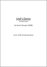 Lital's Dance piano sheet music cover
